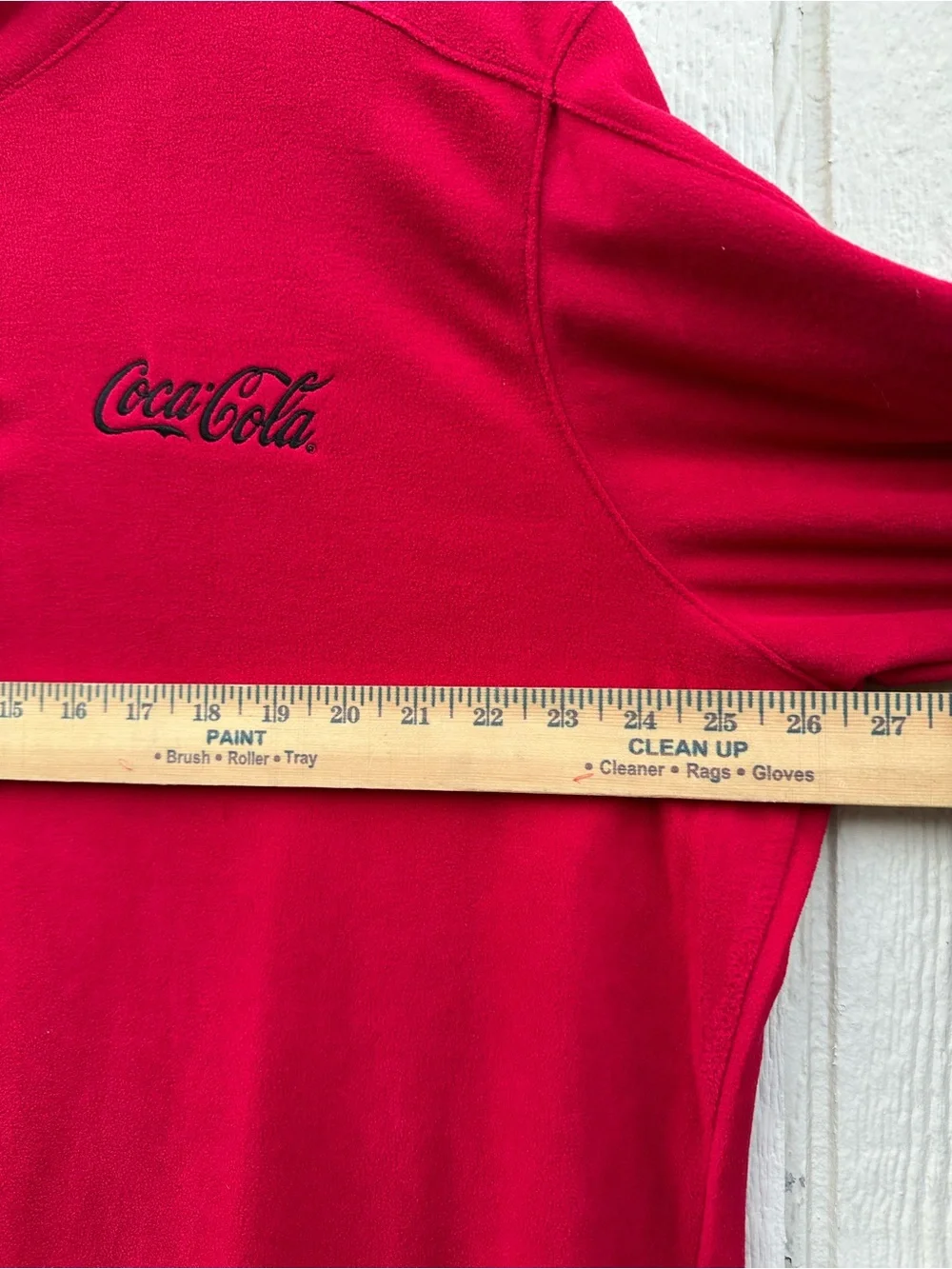 Dri-Duck Coca-Cola Men’s XL Red and Charcoal Performance Quarter-Zip Jacket